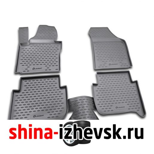 Коврик Autofamily коврик в салон полиуретановый черный для VOLLKSWAGEN Touran 5 мест 2006- в Ижевске